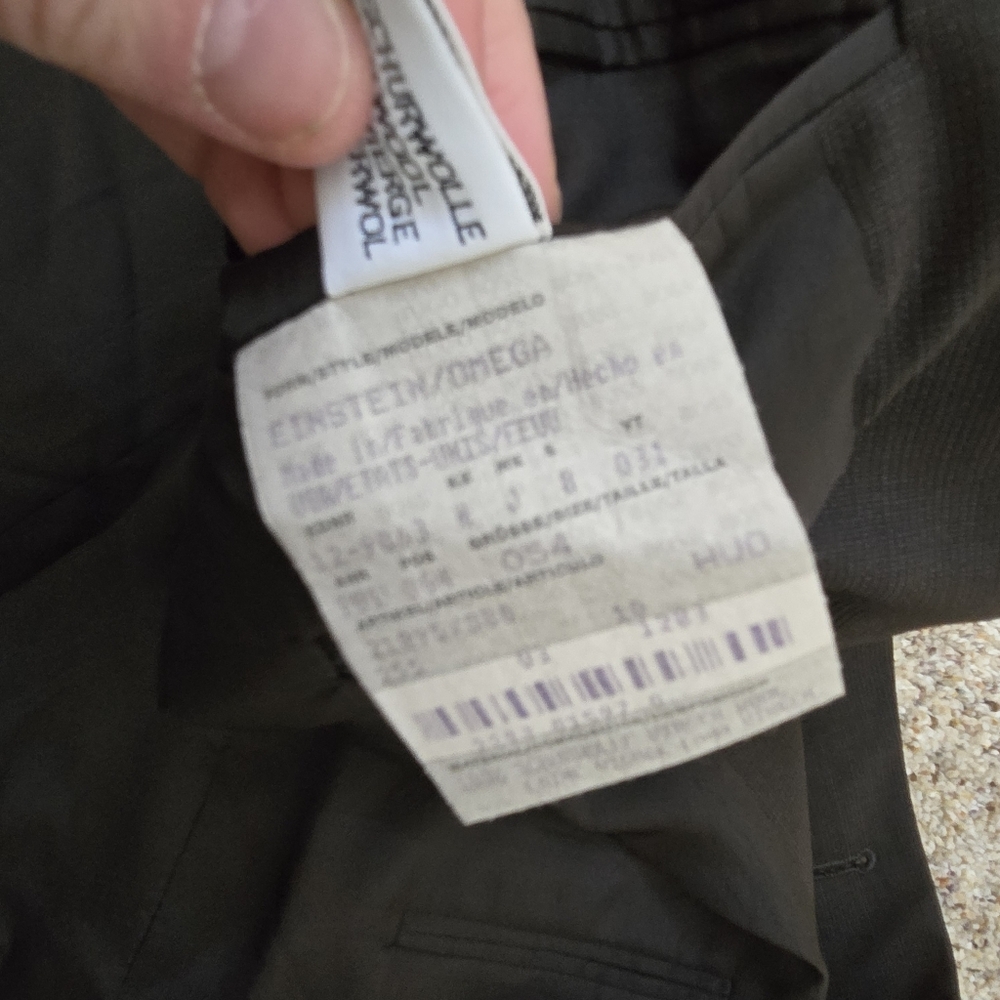 Hugo Boss Super 100 Wool Blazer Black Sport Coat Classic Tailored Jacket 42R 44R - Picture 8 of 11
